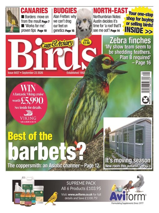 Cover image for Cage & Aviary Birds